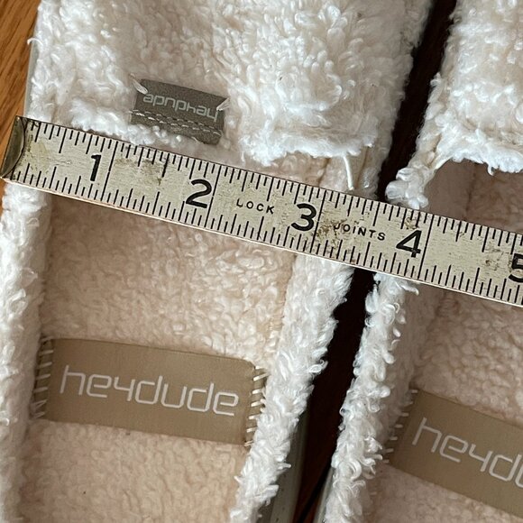 BNWOT! Women's Hey Dude COZY Lexi Rise Cream To Coffee Mule Loafer. RUNS SMALL! - Picture 10 of 10
